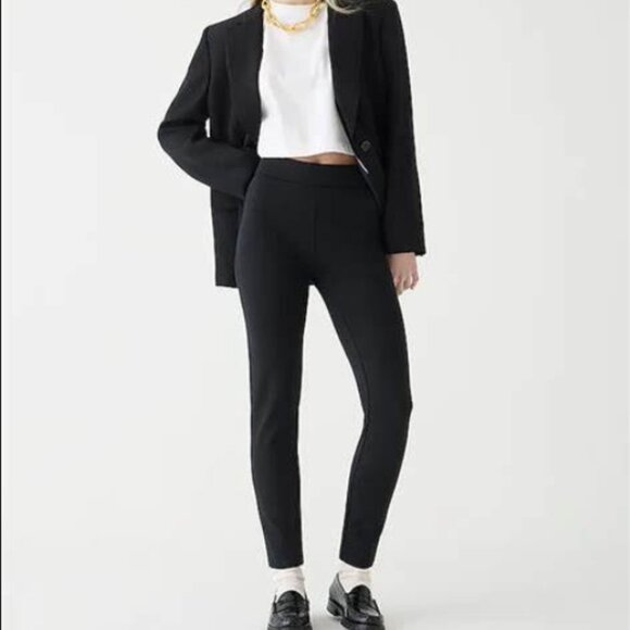 New, J. Crew Stretch Ponte Back Zip Pixie Pant - Picture 12 of 15